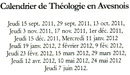 Calendrier ThAco